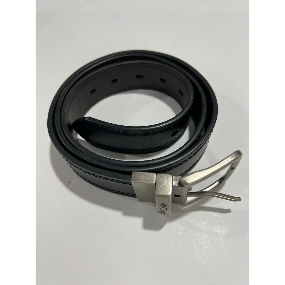 Columbia Reversible Belt Men Large 38-40 Black Brown Faux Leather 41CO310006 A62